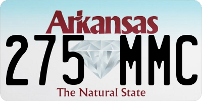 AR license plate 275MMC