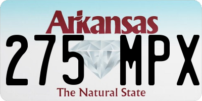 AR license plate 275MPX