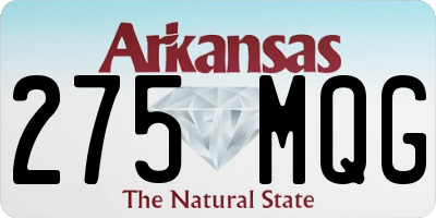 AR license plate 275MQG