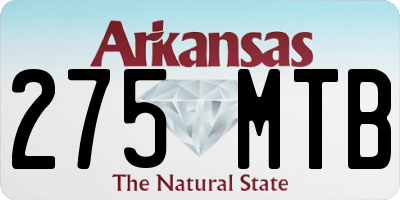 AR license plate 275MTB