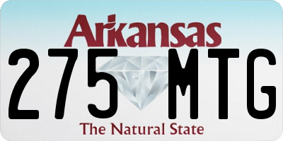 AR license plate 275MTG