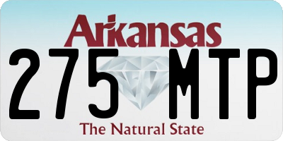 AR license plate 275MTP