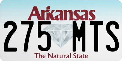 AR license plate 275MTS