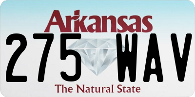 AR license plate 275WAV