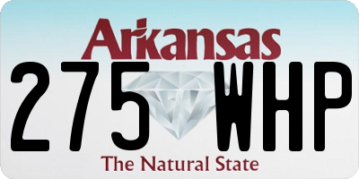AR license plate 275WHP