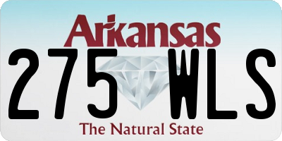 AR license plate 275WLS