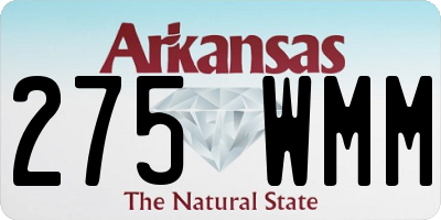 AR license plate 275WMM