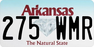 AR license plate 275WMR