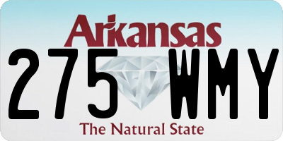 AR license plate 275WMY
