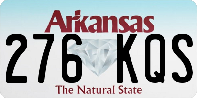 AR license plate 276KQS