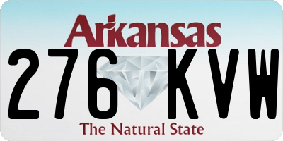 AR license plate 276KVW