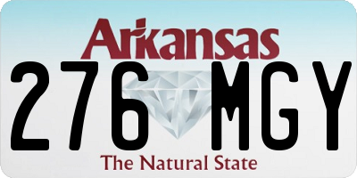AR license plate 276MGY