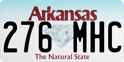 AR license plate 276MHC