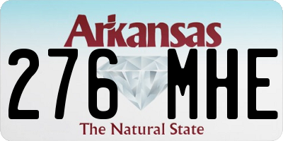 AR license plate 276MHE