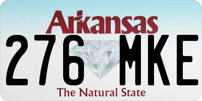 AR license plate 276MKE