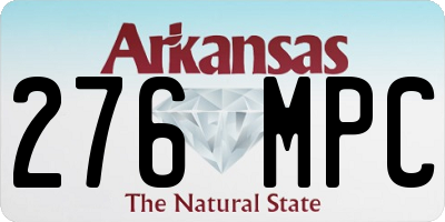 AR license plate 276MPC