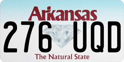 AR license plate 276UQD