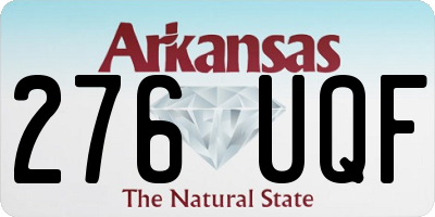 AR license plate 276UQF