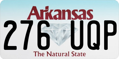 AR license plate 276UQP