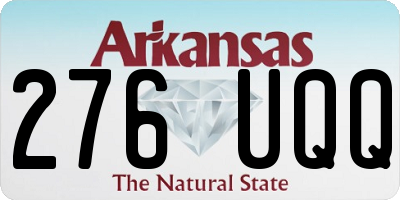 AR license plate 276UQQ