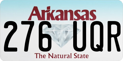 AR license plate 276UQR