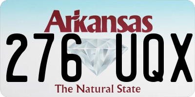 AR license plate 276UQX