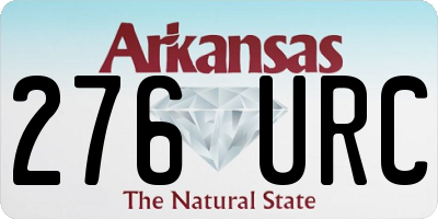 AR license plate 276URC