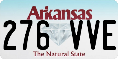 AR license plate 276VVE