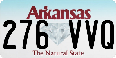 AR license plate 276VVQ