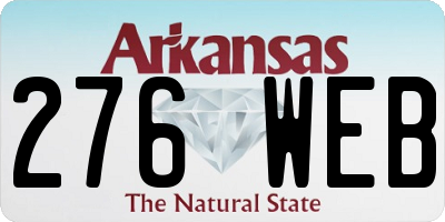 AR license plate 276WEB