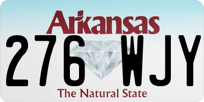 AR license plate 276WJY