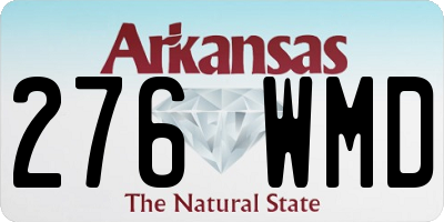 AR license plate 276WMD