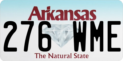 AR license plate 276WME