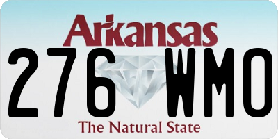 AR license plate 276WMO