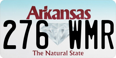 AR license plate 276WMR