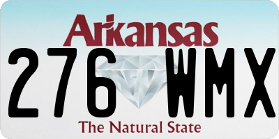 AR license plate 276WMX
