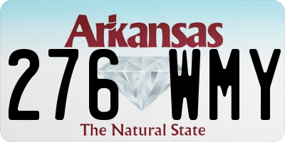 AR license plate 276WMY