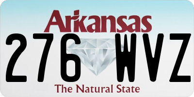 AR license plate 276WVZ