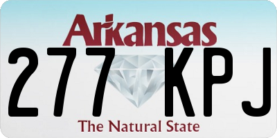 AR license plate 277KPJ