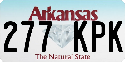 AR license plate 277KPK