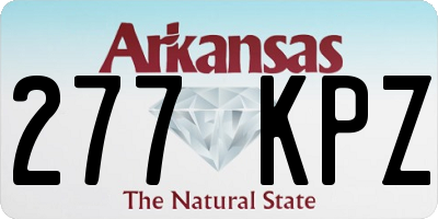 AR license plate 277KPZ