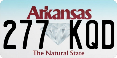 AR license plate 277KQD