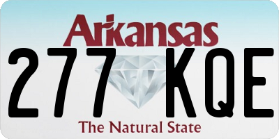 AR license plate 277KQE