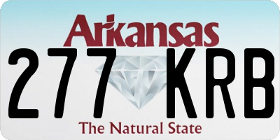 AR license plate 277KRB