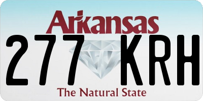 AR license plate 277KRH