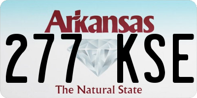 AR license plate 277KSE