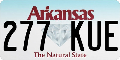 AR license plate 277KUE