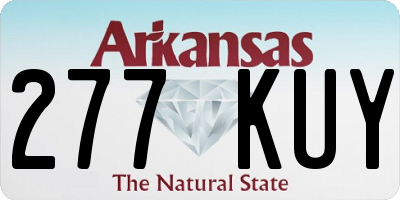 AR license plate 277KUY