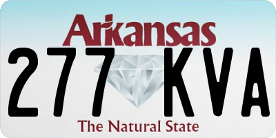 AR license plate 277KVA