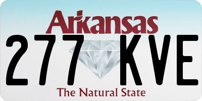 AR license plate 277KVE